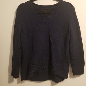 Banana Republic Navy V-Neck Sweater - Petite Small